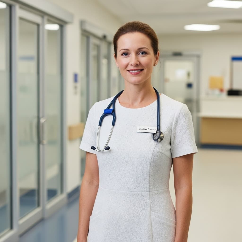 Profissional de saúde em consulta